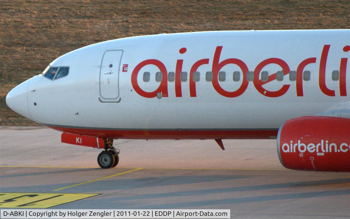 D-ABKI, 2009 Boeing 737-86J C/N 37748, Close shot of an AIR BERLIner......