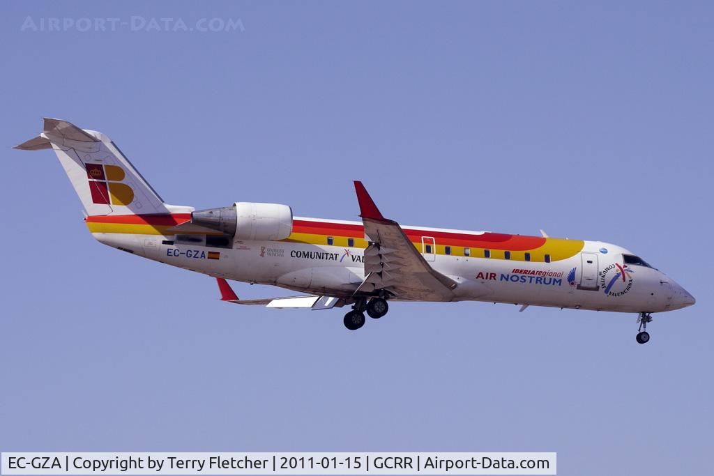 EC-GZA, 1998 Canadair CRJ-200ER (CL-600-2B19) C/N 7252, Air Nostrum 1998 Canadair  CRJ-200ER, c/n: 7252