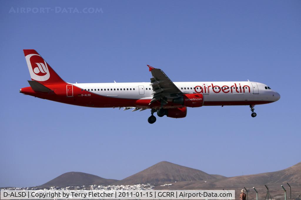 D-ALSD, 2001 Airbus A321-211 C/N 1607, Air Berlin 2001 Airbus A321-211, c/n: 1607