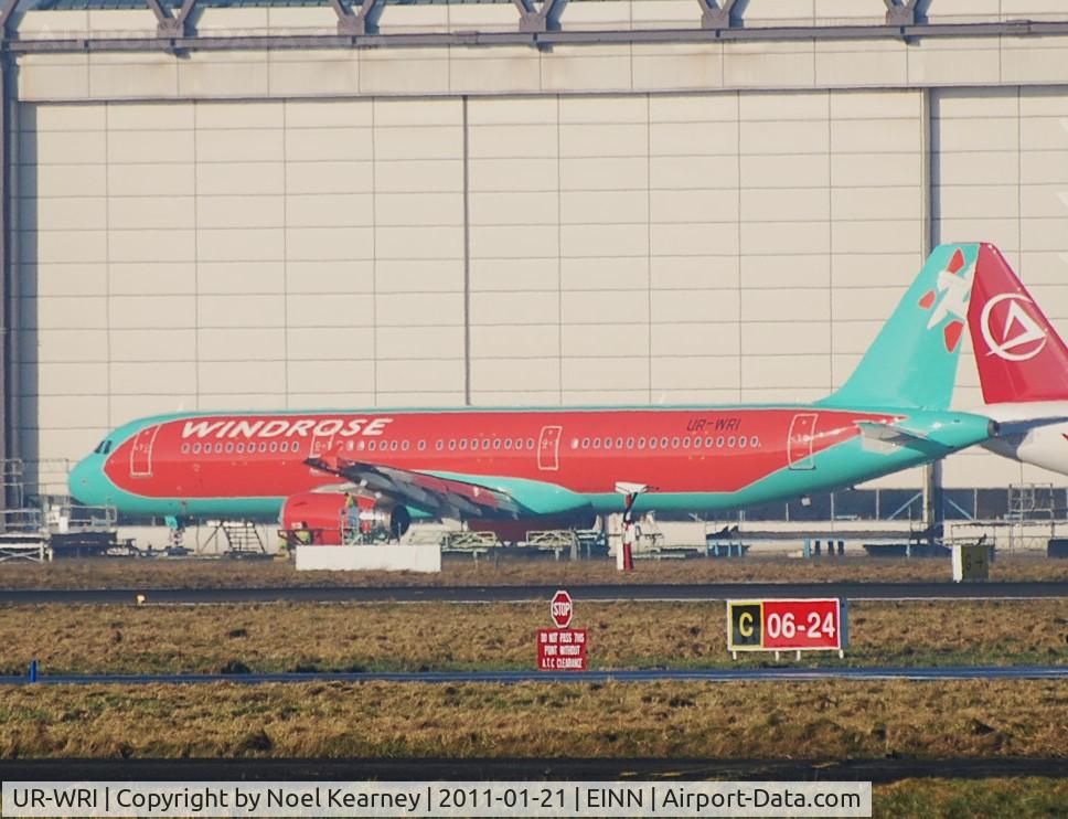 UR-WRI, 2006 Airbus A321-231 C/N 2682, A.320-231 c/n:2682 WINDROSE, outside Shannon Aerospace.