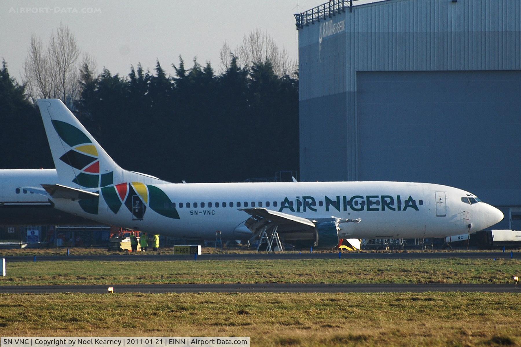 5N-VNC, 1999 Boeing 737-33V C/N 29338, MAINT.

B.737-33V c/n 29338 l/n 3114 Air Nigeria