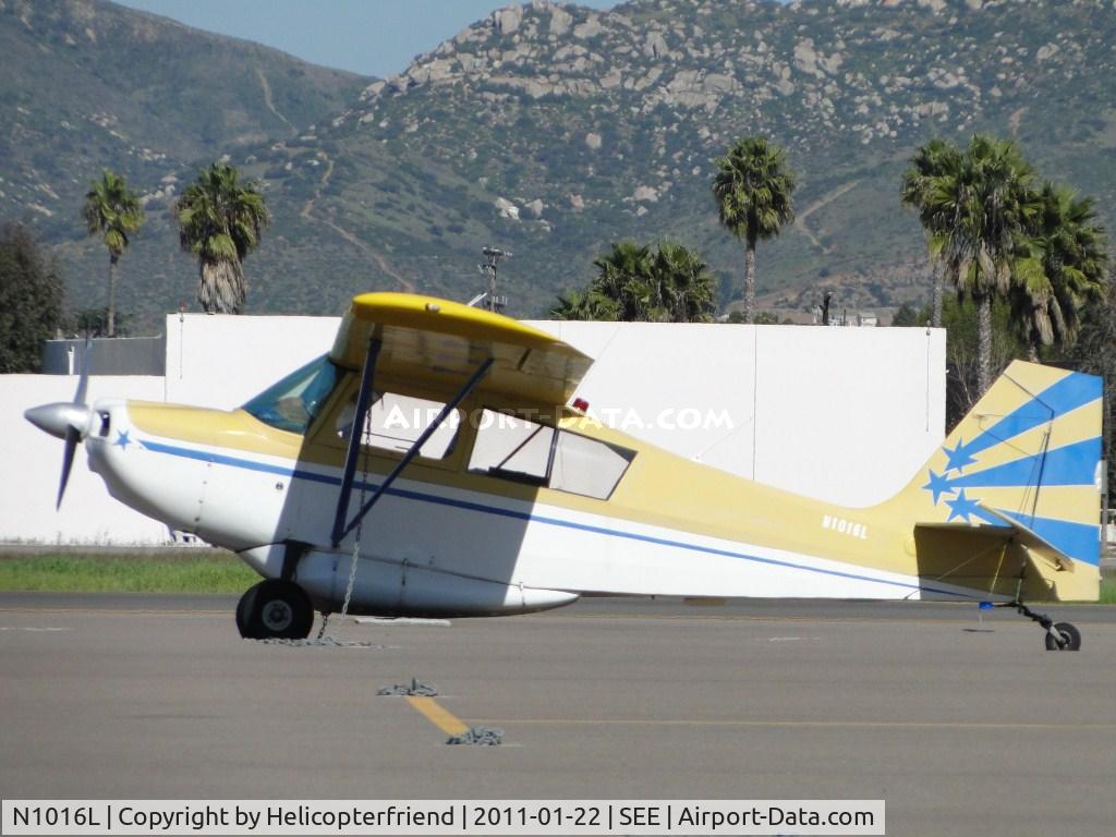 N1016L, 1973 Bellanca 7ECA Citabria Citabria C/N 912-73, Parked on the very south west  parking area