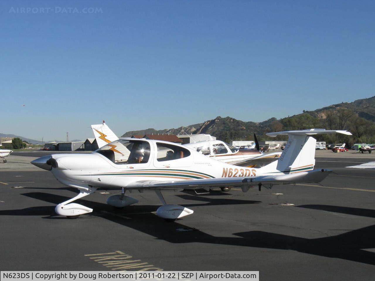 N623DS, Diamond DA-40 Diamond Star C/N 40.1076, Diamond Aircraft Ind. Inc. DA40 DIAMOND STAR XLS, Lycoming IO-360-M1A+ 180 Hp