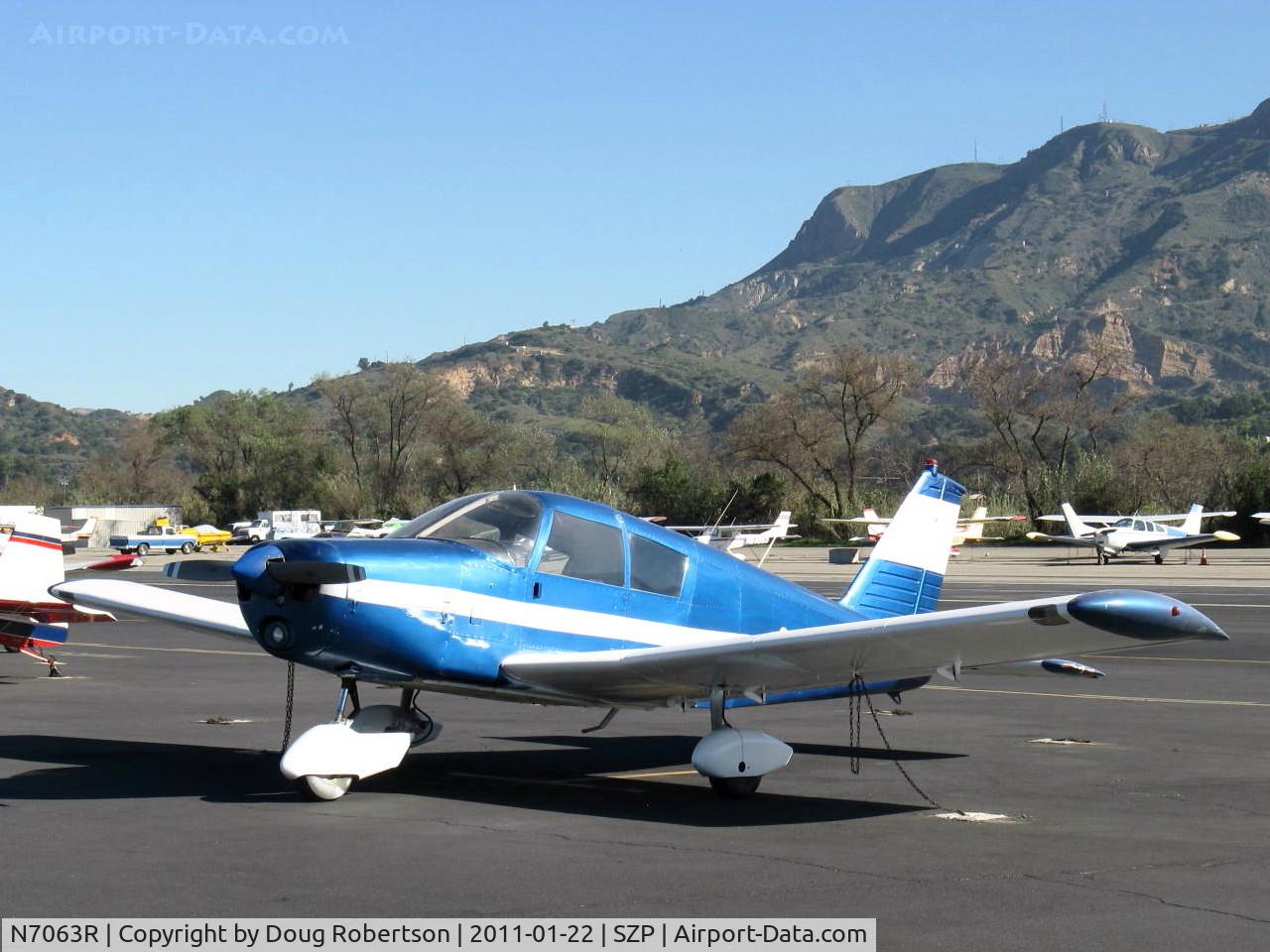 N7063R, 1966 Piper PA-28-140 C/N 28-21763, 1966 Piper PA-28-140 CHEROKEE, Lycoming O-320-E2A 150 Hp