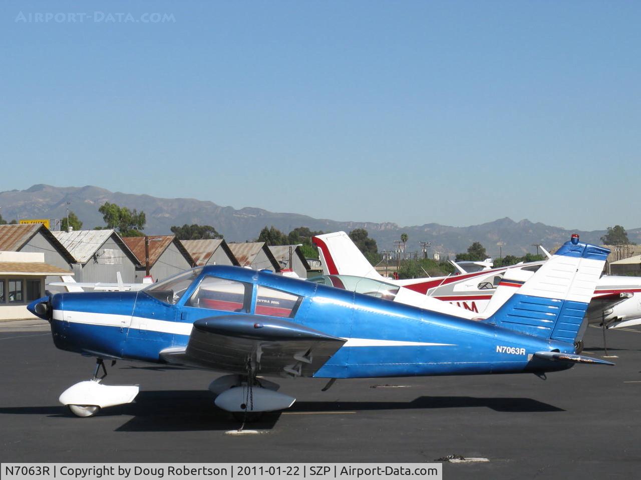 N7063R, 1966 Piper PA-28-140 C/N 28-21763, 1966 Piper PA-28-140 CHEROKEE, Lycoming O-320-E2A 150 Hp