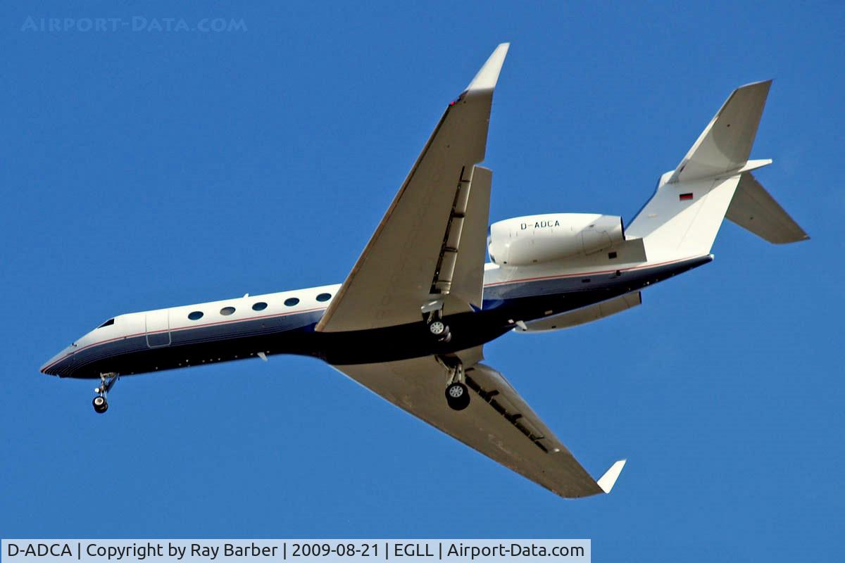 D-ADCA, 2006 Gulfstream Aerospace GV-SP (G550) C/N 5114, Gulfstream G550 [5114] Home~G 21/08/2009