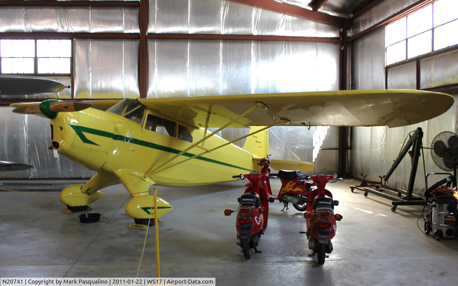 N20741, 1938 Rearwin Speedster 6000M C/N 311, Rearwin 6000M