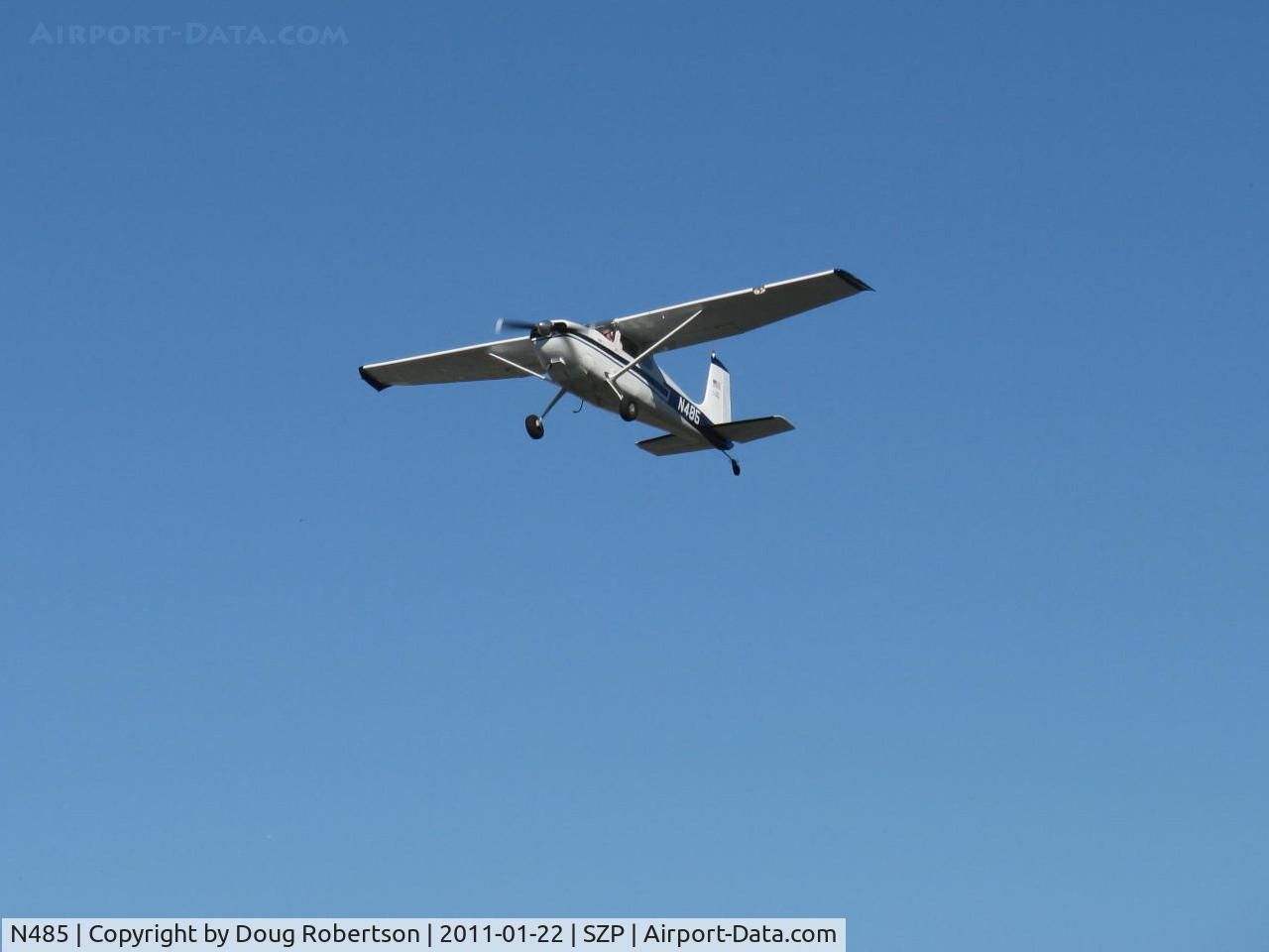 N485, 1959 Cessna 180B C/N 50595, 1959 Cessna 180B, Continental O-470 230 Hp, flyover