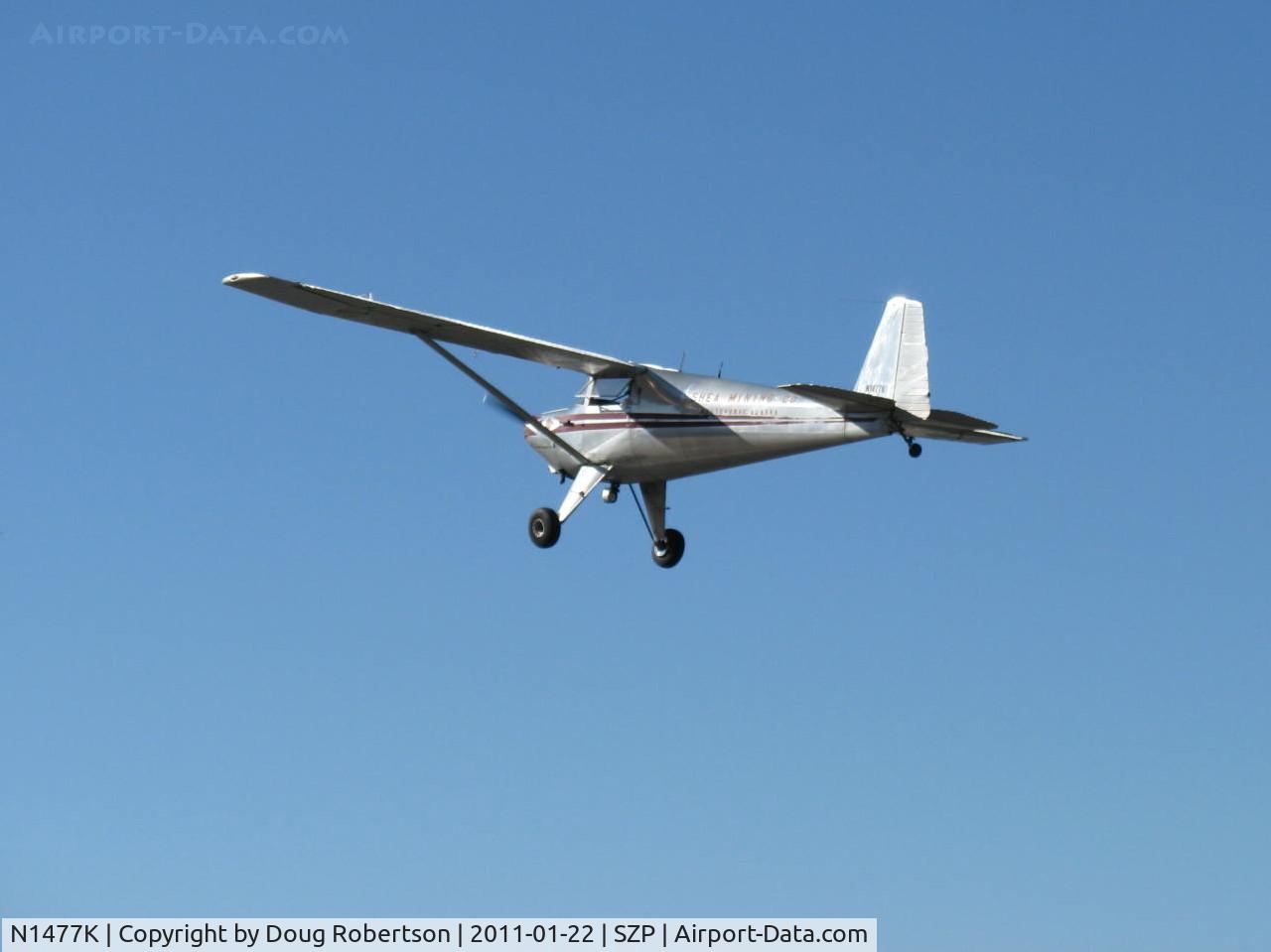 N1477K, 1946 Luscombe 8A C/N 4204, 1946 Luscombe 8A, Continental A&C85 85 Hp, climbout