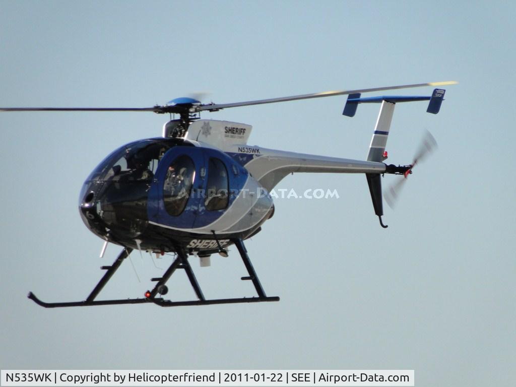 N535WK, MD Helicopters 369FF C/N 0138FF, Headed out on Patrol