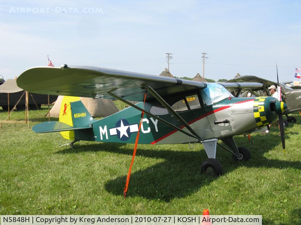 N5848H, 1949 Piper PA-16 Clipper C/N 16-467, EAA AirVenture 2010