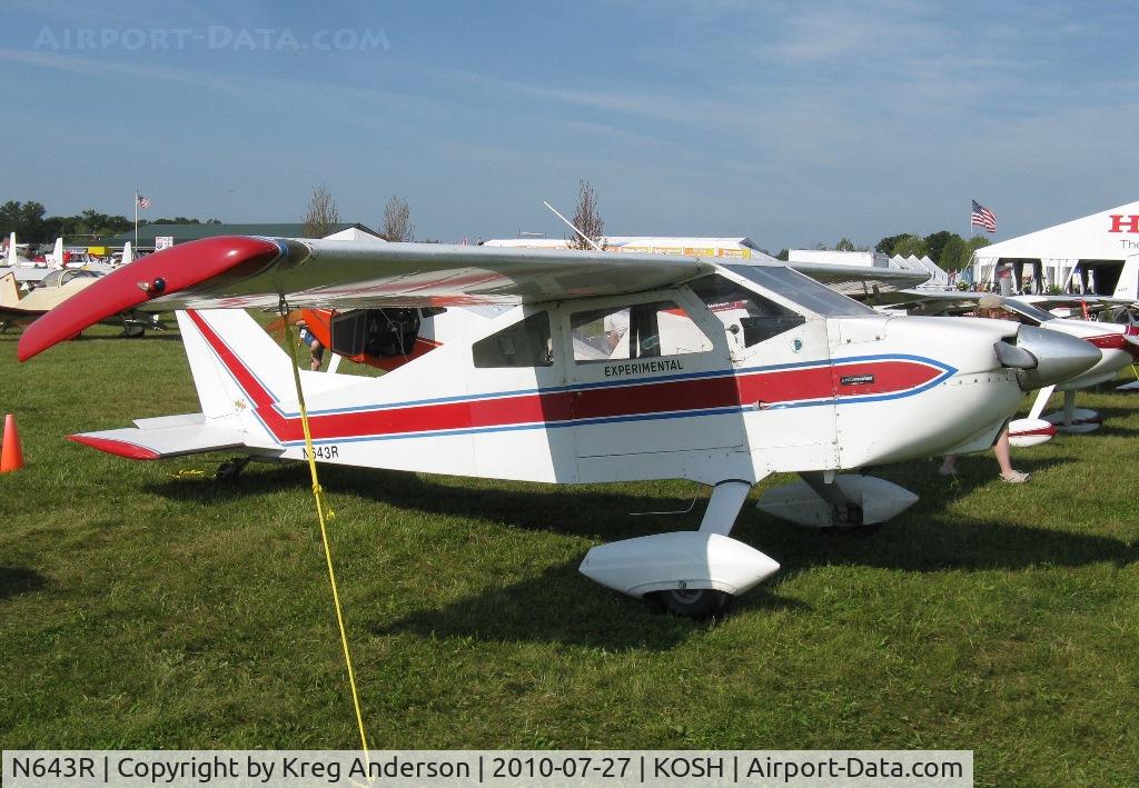N643R, 1978 Bede BD-4 C/N 643, EAA AirVenture 2010