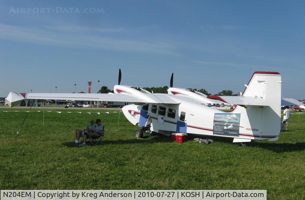 N204EM, 2006 Ellison-Mahon Gweduck C/N 001, EAA AirVenture 2010