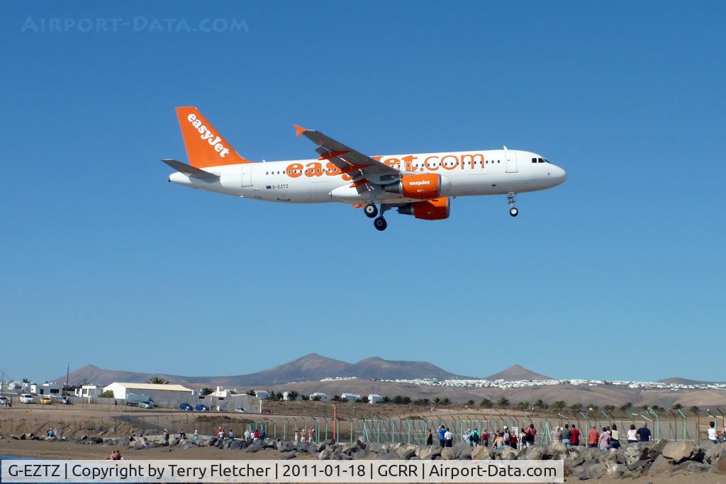 G-EZTZ, 2010 Airbus A320-214 C/N 4556, Newly delivered Easyjet Airbus at Lanzarote
