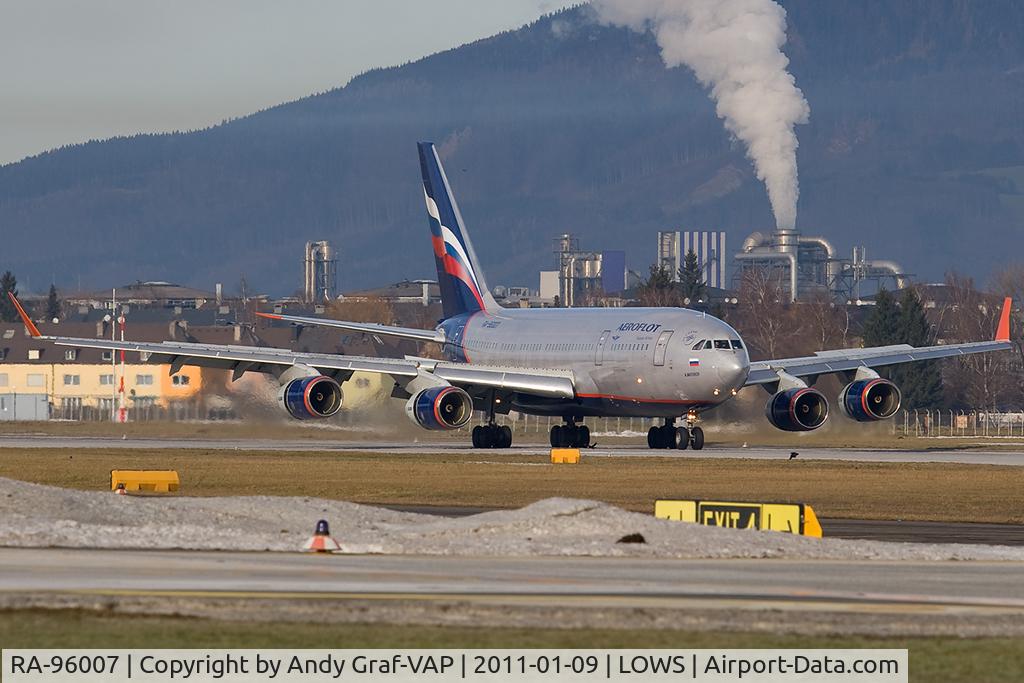 RA-96007, 1992 Ilyushin Il-96-300 C/N 74393201004, Aeroflot IL96