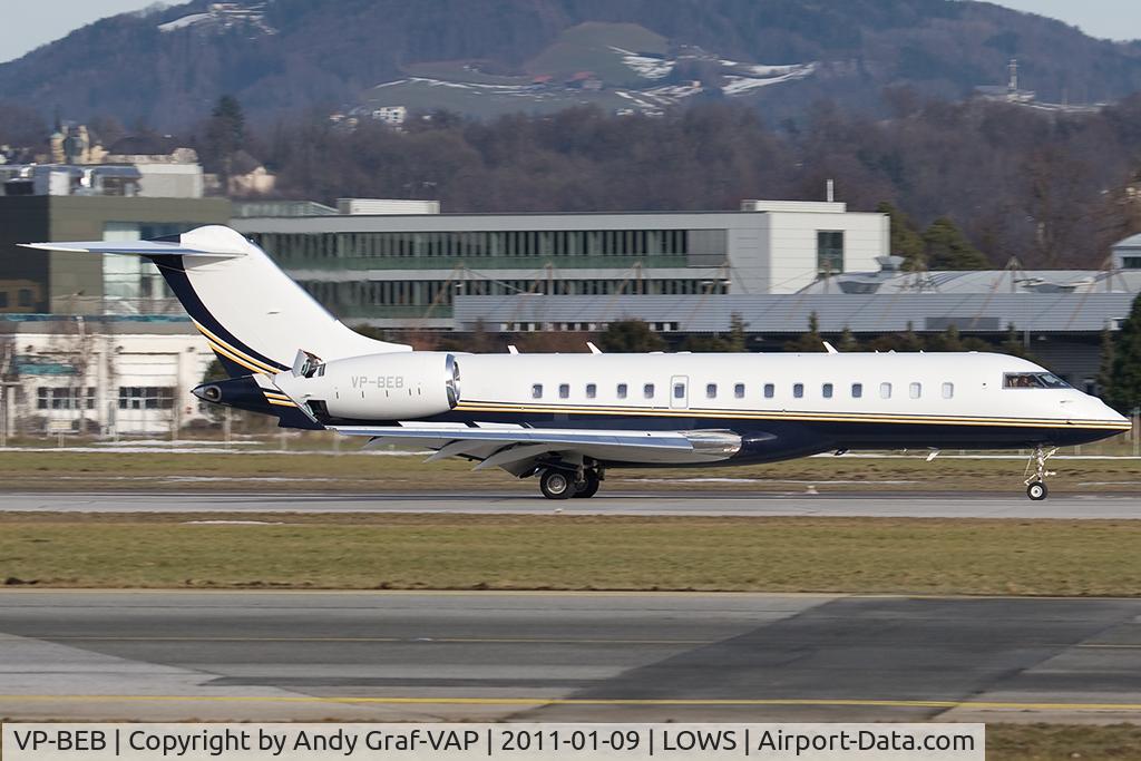 VP-BEB, 2009 Bombardier BD-700-1A10 Global Express XRS C/N 9369, BD-700
