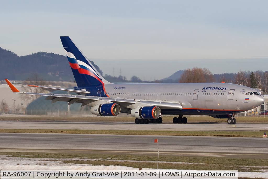 RA-96007, 1992 Ilyushin Il-96-300 C/N 74393201004, Aeroflot IL96