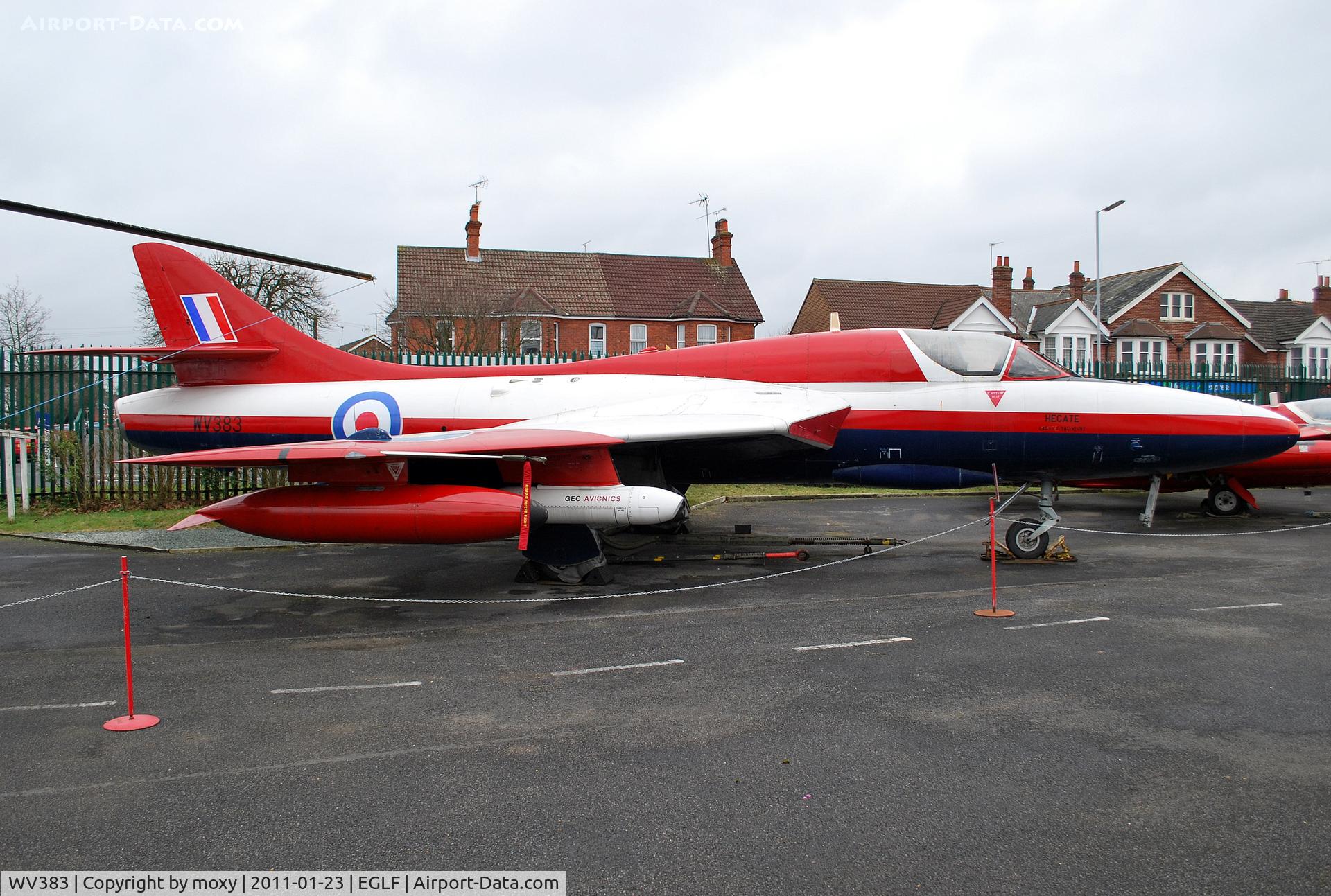 WV383, 1965 Hawker Hunter T.7 C/N 41H-670829, Hunter T.7 at the F.A.S.T. museum, Farnborough.