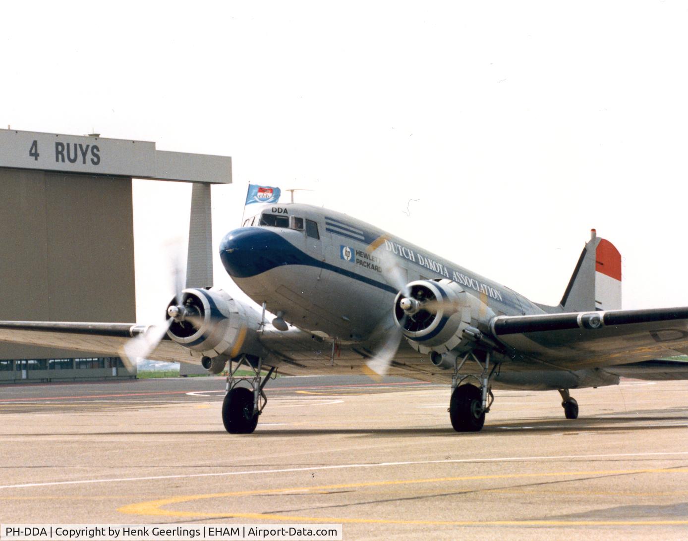 PH-DDA, 1943 Douglas C-47A-70-DL Skytrain C/N 19109, DDA - Dutch Dakota Association , Schiphol , 1987