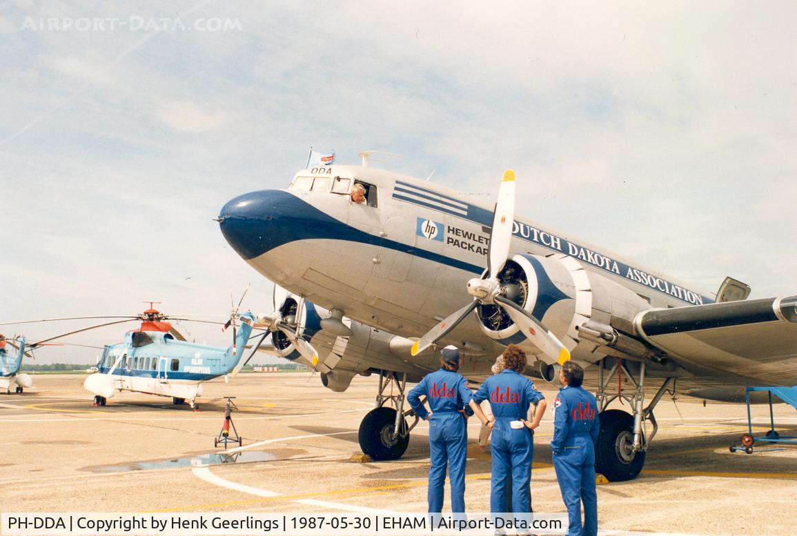 PH-DDA, 1943 Douglas C-47A-70-DL Skytrain C/N 19109, DDA - Dutch Dakota Association , Schiphol , 1987