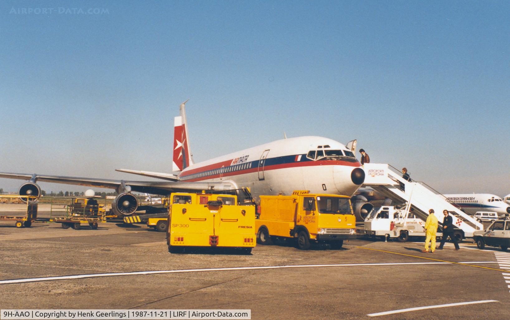 9H-AAO, 1965 Boeing 720-047B C/N 18829, Air Malta