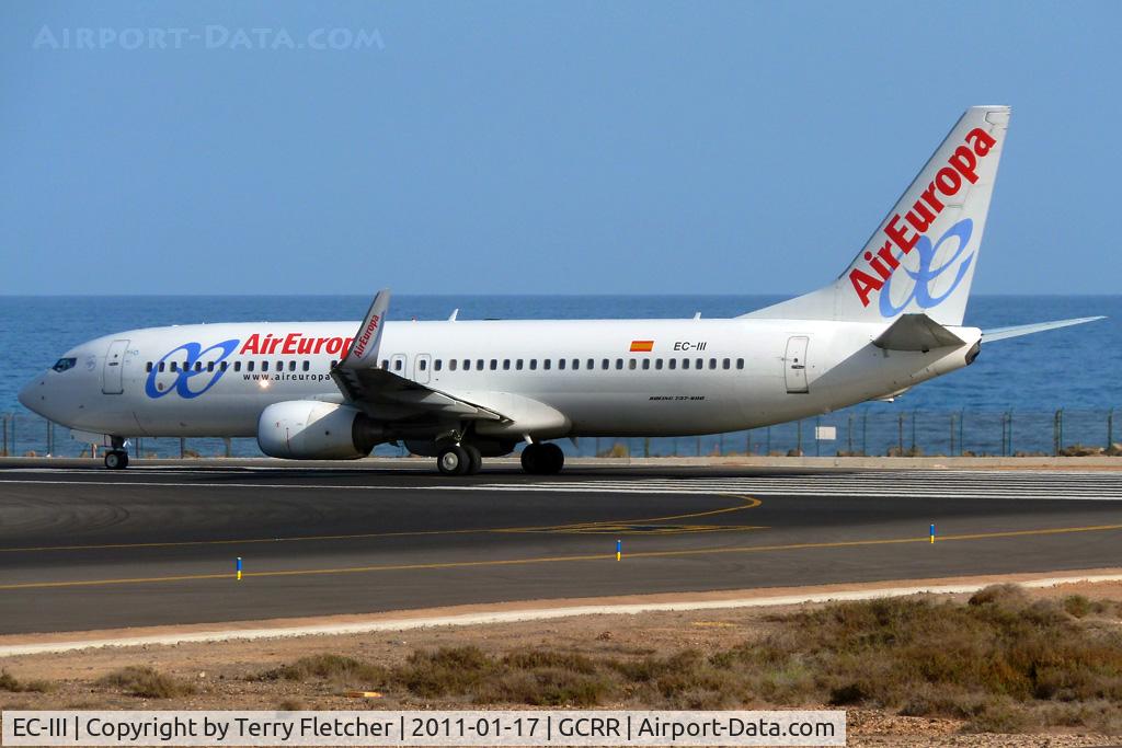 EC-III, 2002 Boeing 737-86Q C/N 30284, Air Europa's 2002 Boeing 737-86Q, c/n: 30284