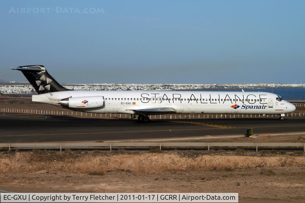 EC-GXU, 1988 McDonnell Douglas MD-83 C/N 49622, Spanair's 1988 McDonnell Douglas MD-83, c/n: 49622 wears Star Alliance colours