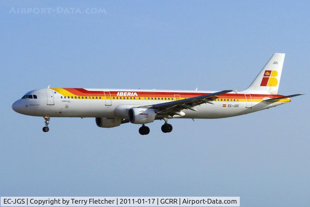 EC-JGS, 2005 Airbus A321-211 C/N 2472, Iberia's 2005 Airbus A321-211, c/n: 2472