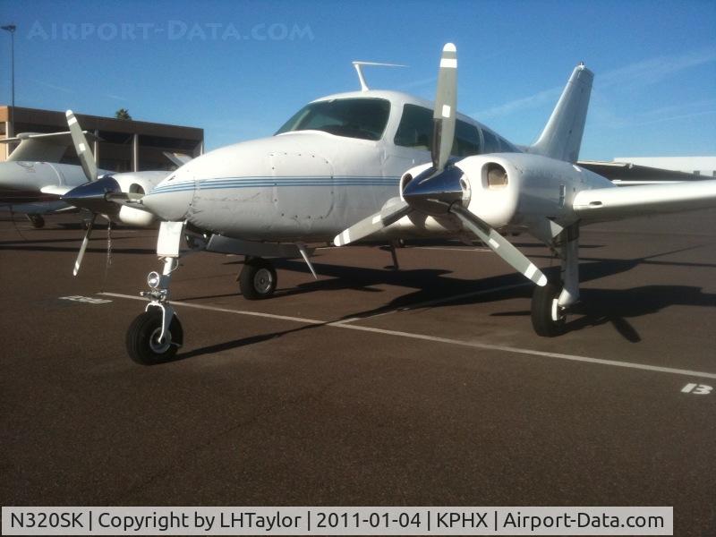 N320SK, 1967 Cessna 320E Executive Skyknight C/N 320E-0077, Just purchase aircraft awaiting ferry to Prescott, AZ