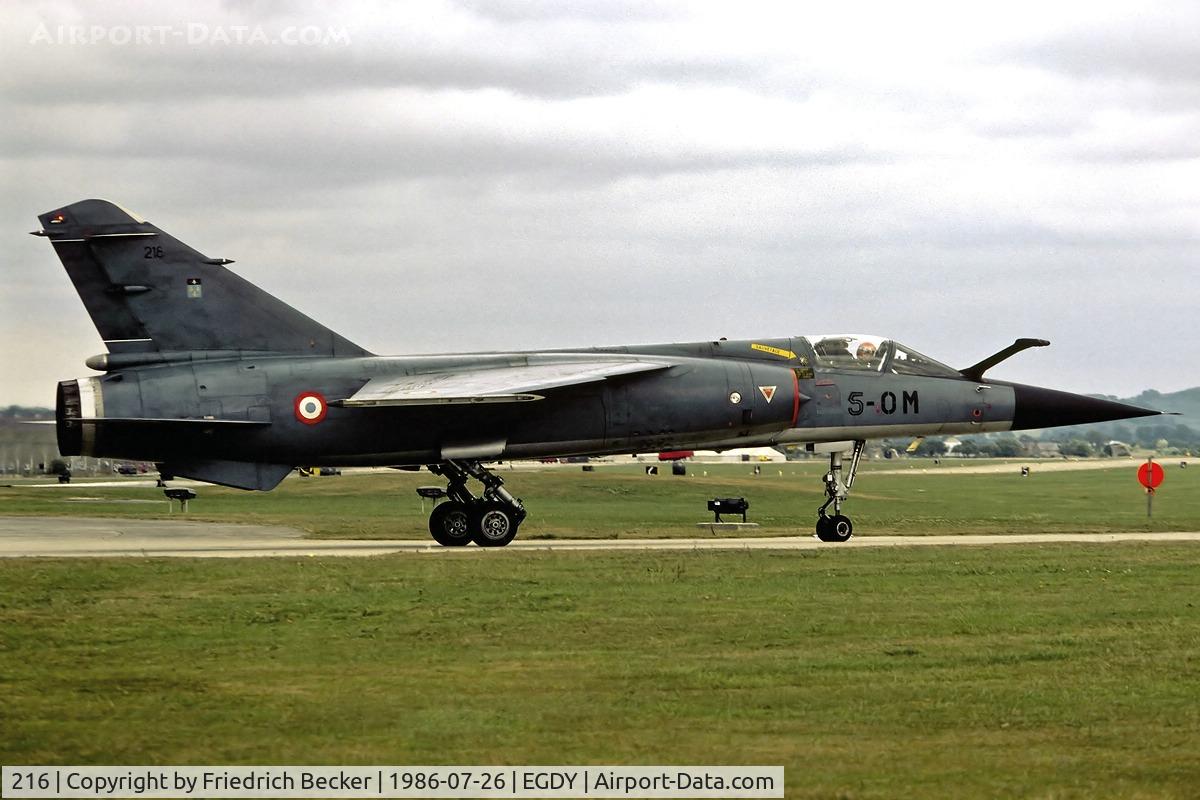 216, Dassault Mirage F.1C C/N 216, taxying to the flightline