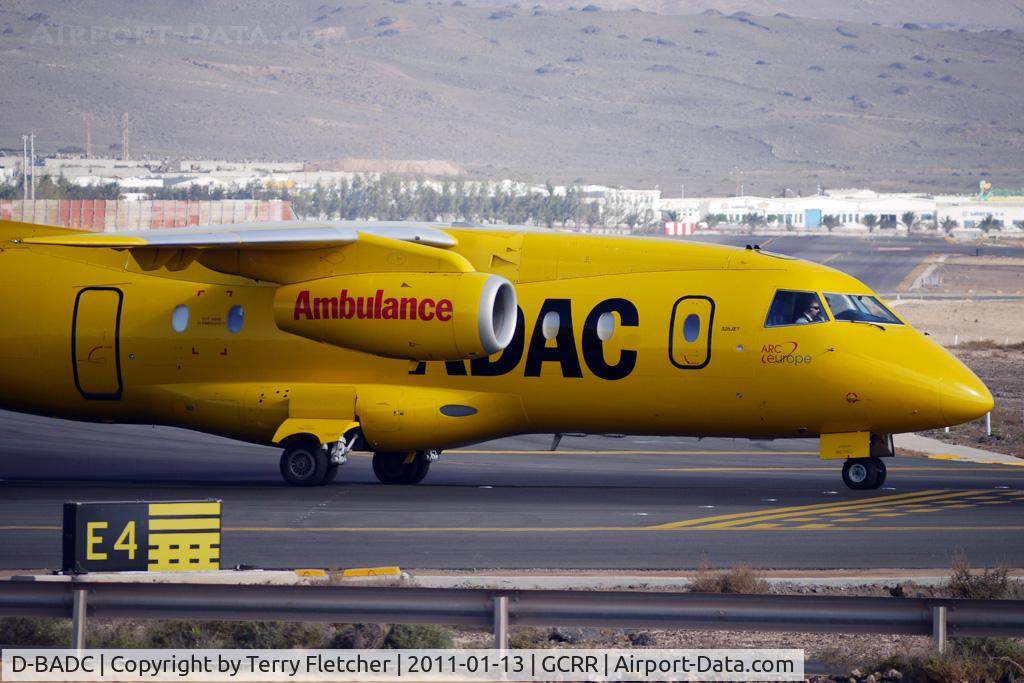 D-BADC, 2003 Dornier Do328JET C/N 3216, Aero Dienst / ADAC Ambulance flight at Lanzarote