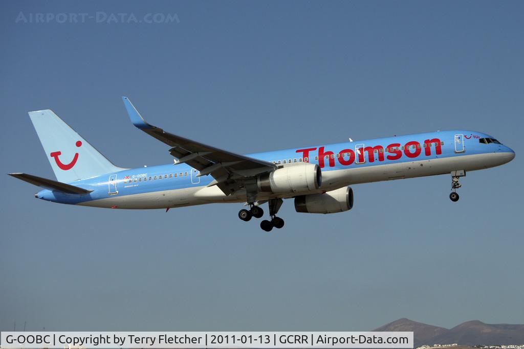 G-OOBC, 2003 Boeing 757-28A C/N 33098, Thomson 2003 Boeing 757-28A, c/n: 33098