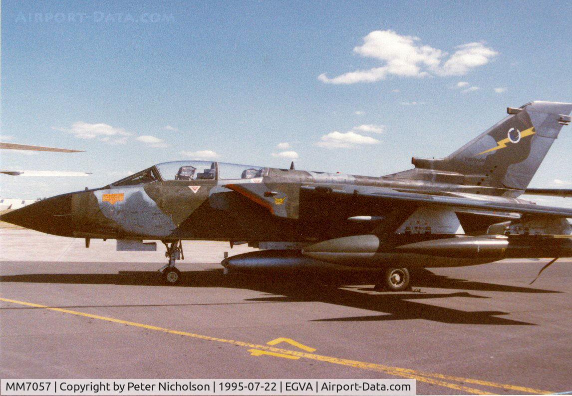 MM7057, Panavia Tornado IDS C/N 456/IS056/5066, Tornado IDS of 36 Stormo Italian Air Force on display at the 1995 Intnl Air Tattoo at RAF Fairford.