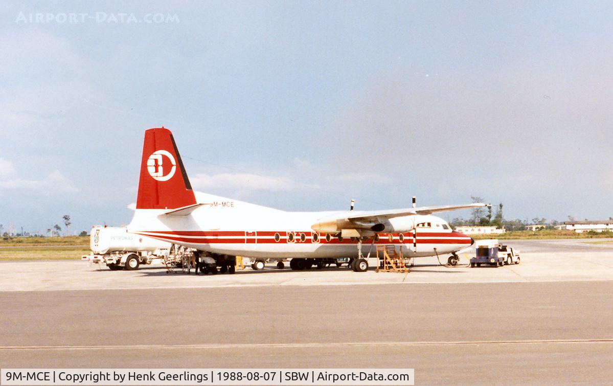 9M-MCE, 1971 Fokker F-27-500 Friendship C/N 10464, Malaysian . Departure to Miri .Flyingtime 54 minutes

Aug '88
