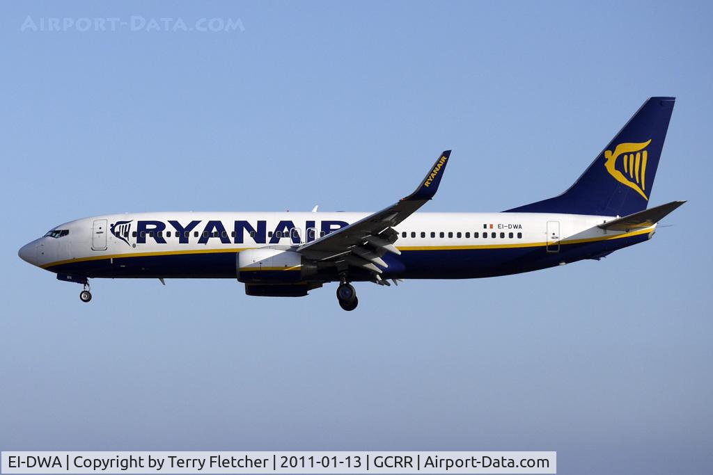 EI-DWA, 2007 Boeing 737-8AS C/N 33617, Ryanair's 2007 Boeing 737-8AS, c/n: 33617