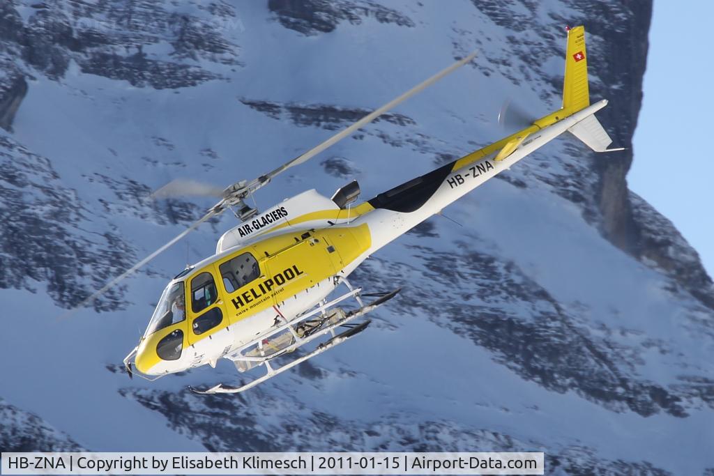 HB-ZNA, 2006 Eurocopter AS-350B-3 Ecureuil Ecureuil C/N 4082, at Lauberhorn/Switzerland