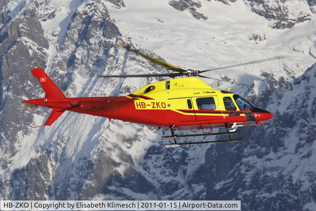 HB-ZKO, 2000 Agusta A-119 Koala C/N 14007, at Lauberhorn/Switzerland