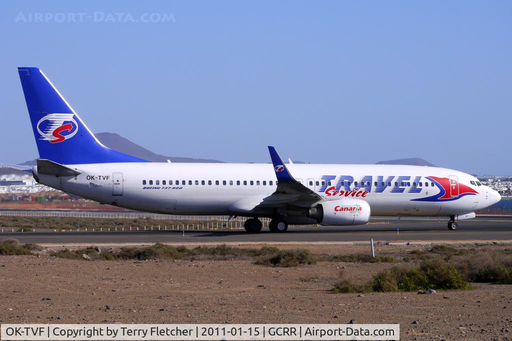 OK-TVF, 2005 Boeing 737-8FH C/N 29669, Travel Service Canaria 2005 Boeing 737-8FH, c/n: 29669