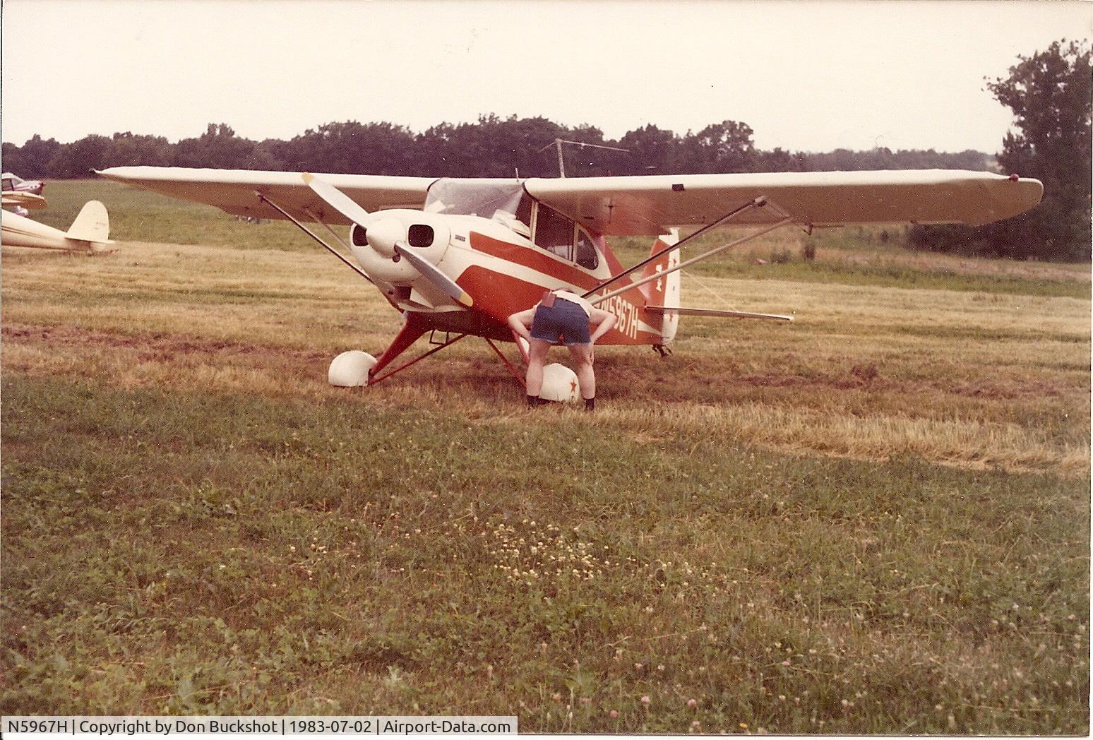 N5967H, 1949 Piper PA-16 Clipper C/N 16-590, 108hp, 4place, fabric cover