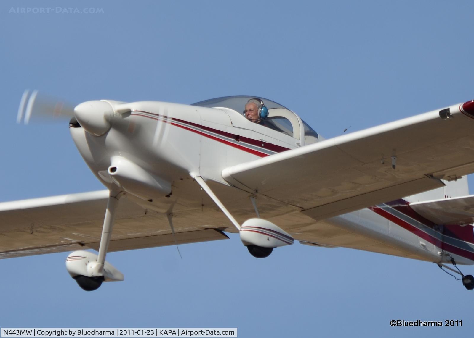 N443MW, 1992 Vans RV-6 C/N 21057, On Final Approach.