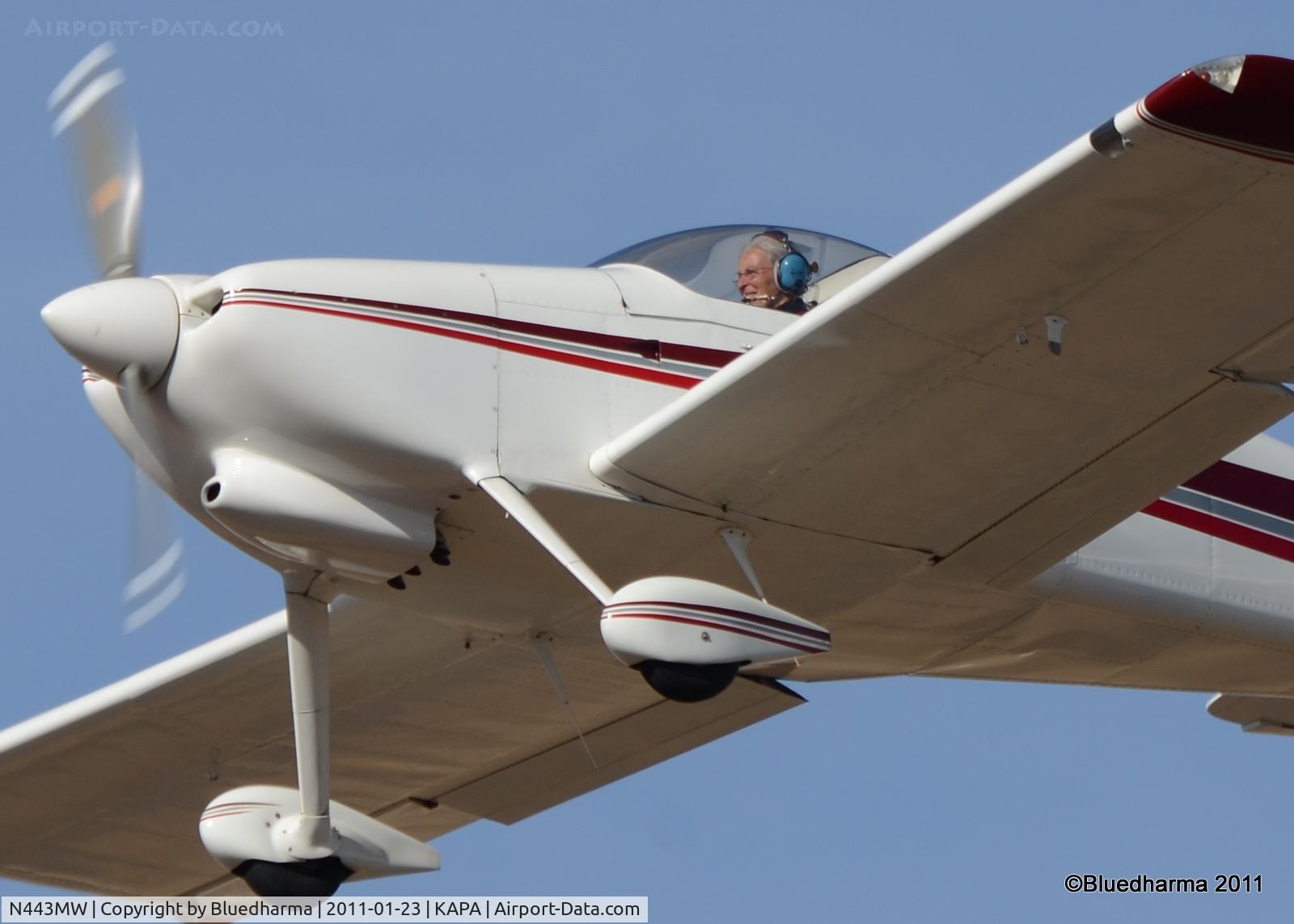 N443MW, 1992 Vans RV-6 C/N 21057, On Final Approach.