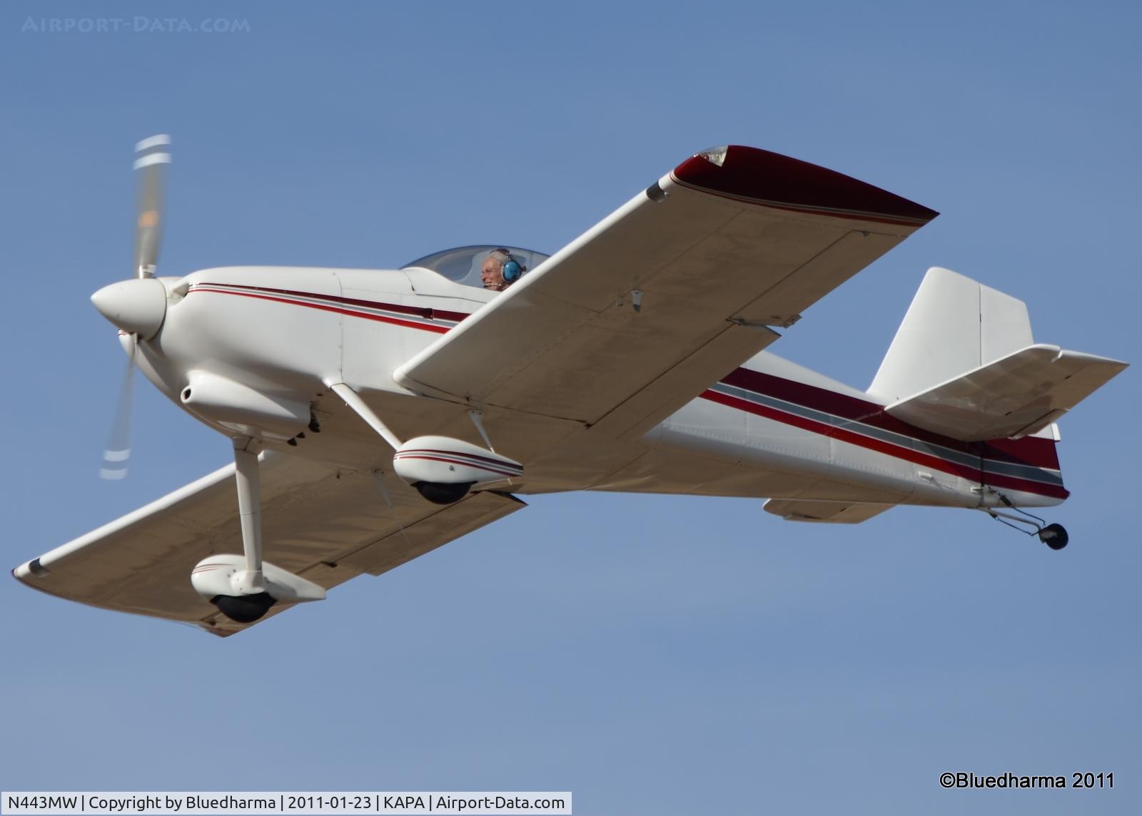 N443MW, 1992 Vans RV-6 C/N 21057, On Final Approach.