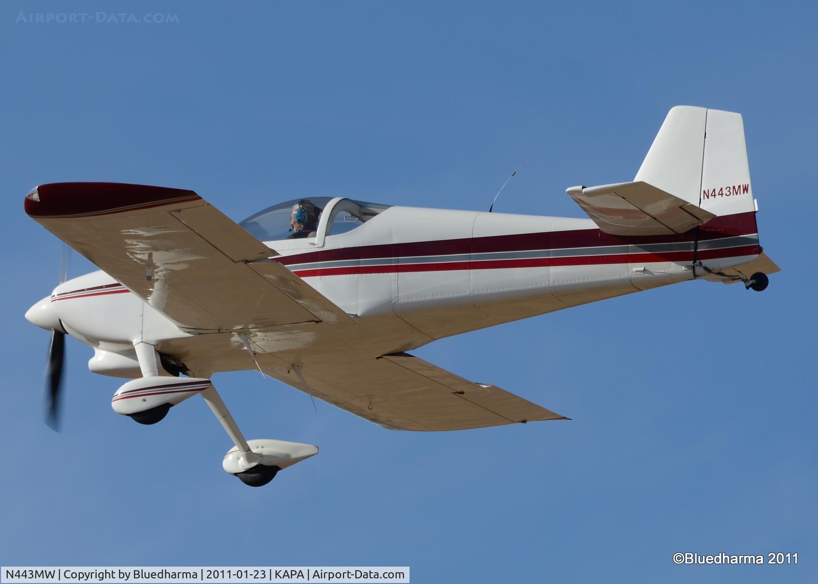 N443MW, 1992 Vans RV-6 C/N 21057, On Final Approach.