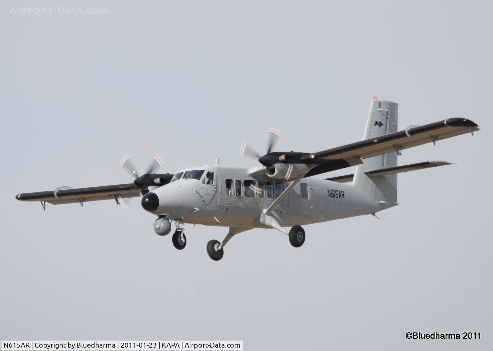 N615AR, 1979 De Havilland Canada DHC-6-300 Twin Otter C/N 615, On final approach to 17R.