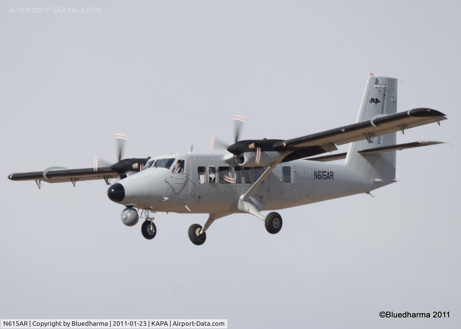 N615AR, 1979 De Havilland Canada DHC-6-300 Twin Otter C/N 615, On final approach to 17R.