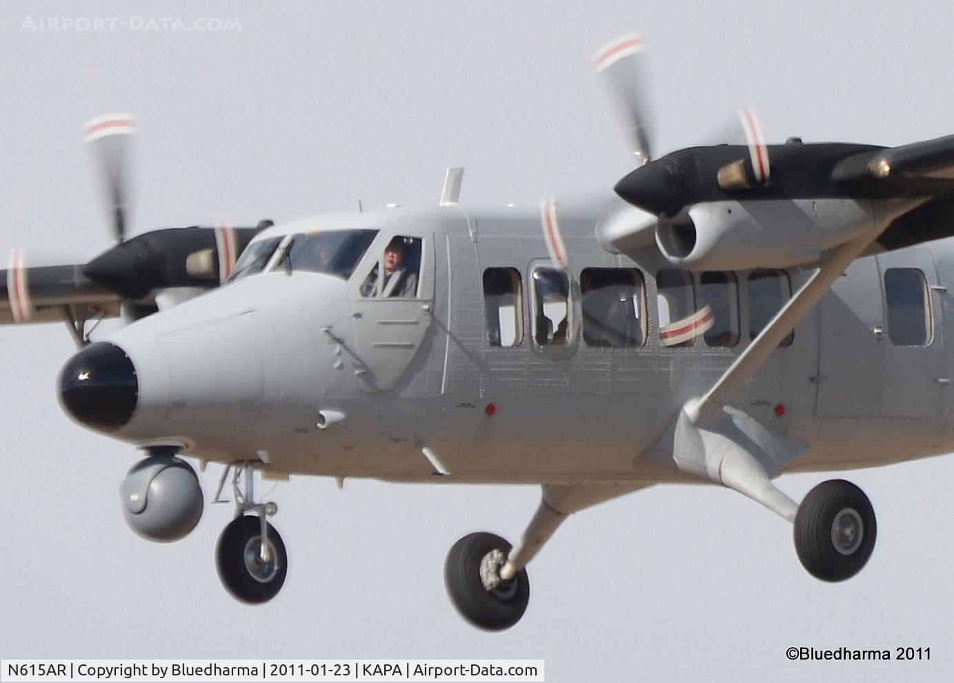N615AR, 1979 De Havilland Canada DHC-6-300 Twin Otter C/N 615, On final approach to 17R.