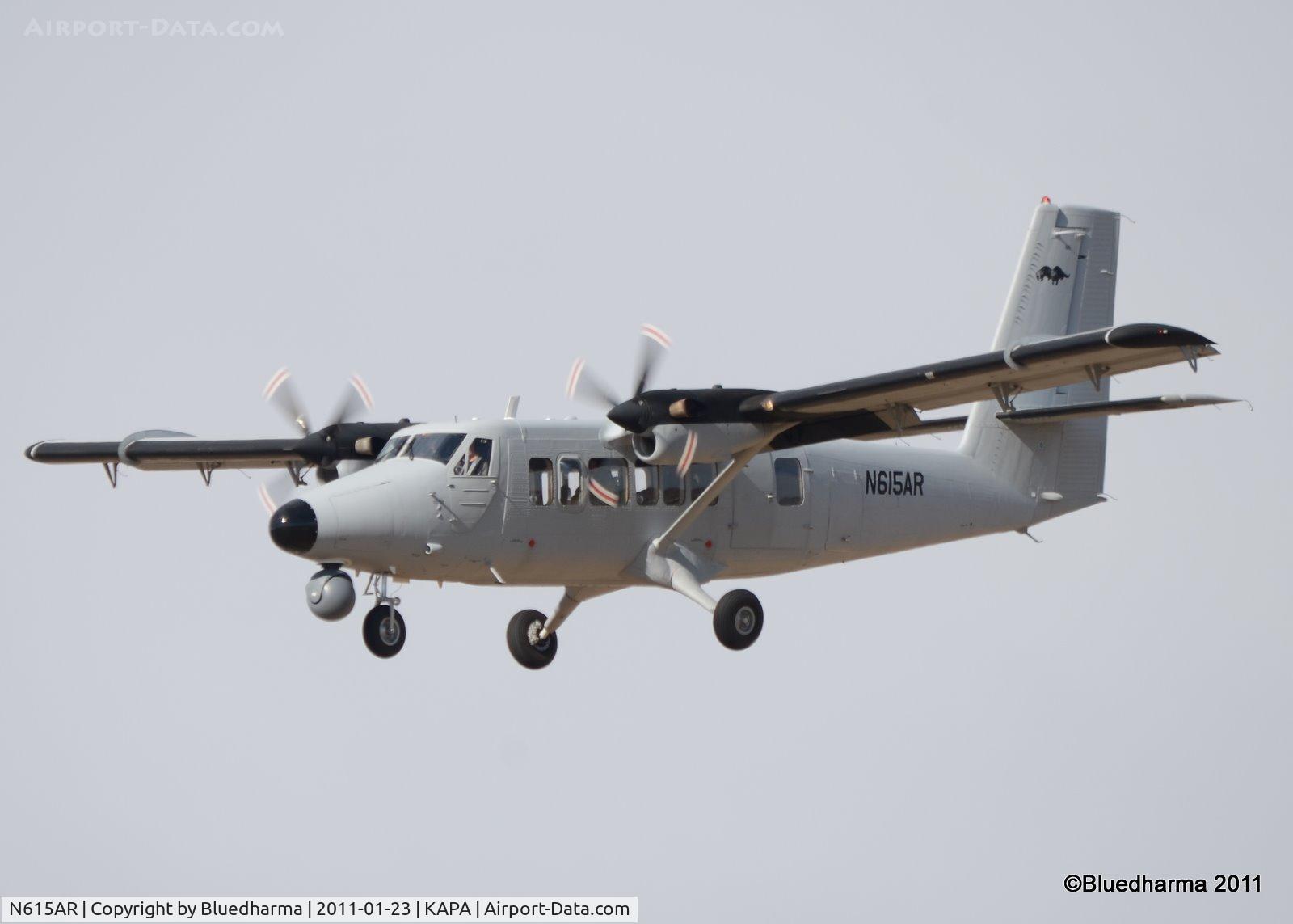 N615AR, 1979 De Havilland Canada DHC-6-300 Twin Otter C/N 615, On final approach to 17R.