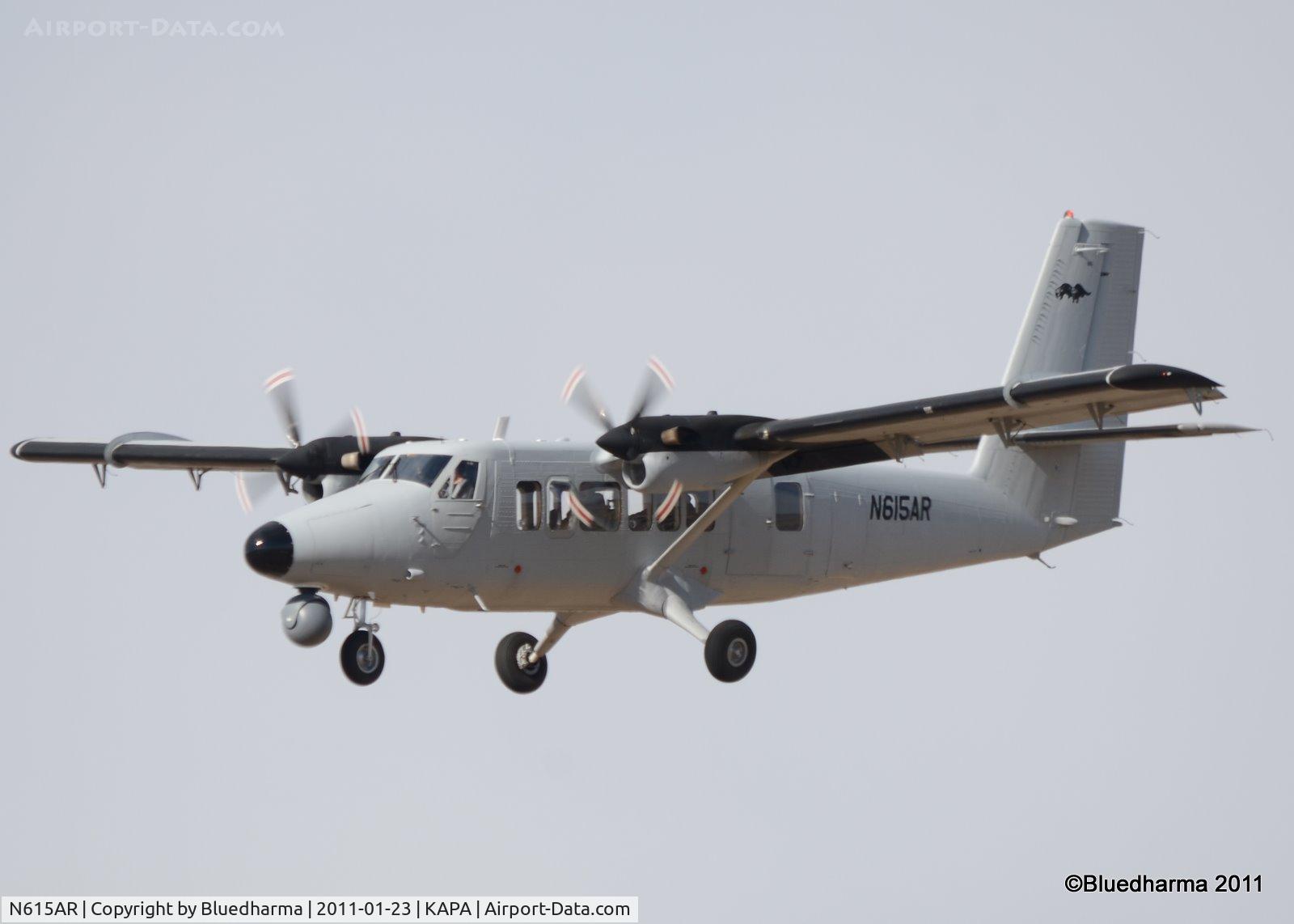 N615AR, 1979 De Havilland Canada DHC-6-300 Twin Otter C/N 615, On final approach to 17R.
