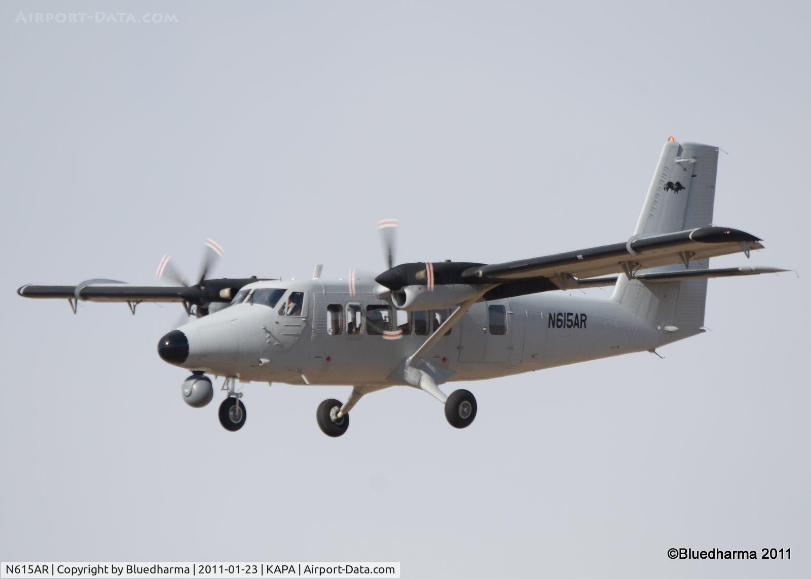 N615AR, 1979 De Havilland Canada DHC-6-300 Twin Otter C/N 615, On final approach to 17R.