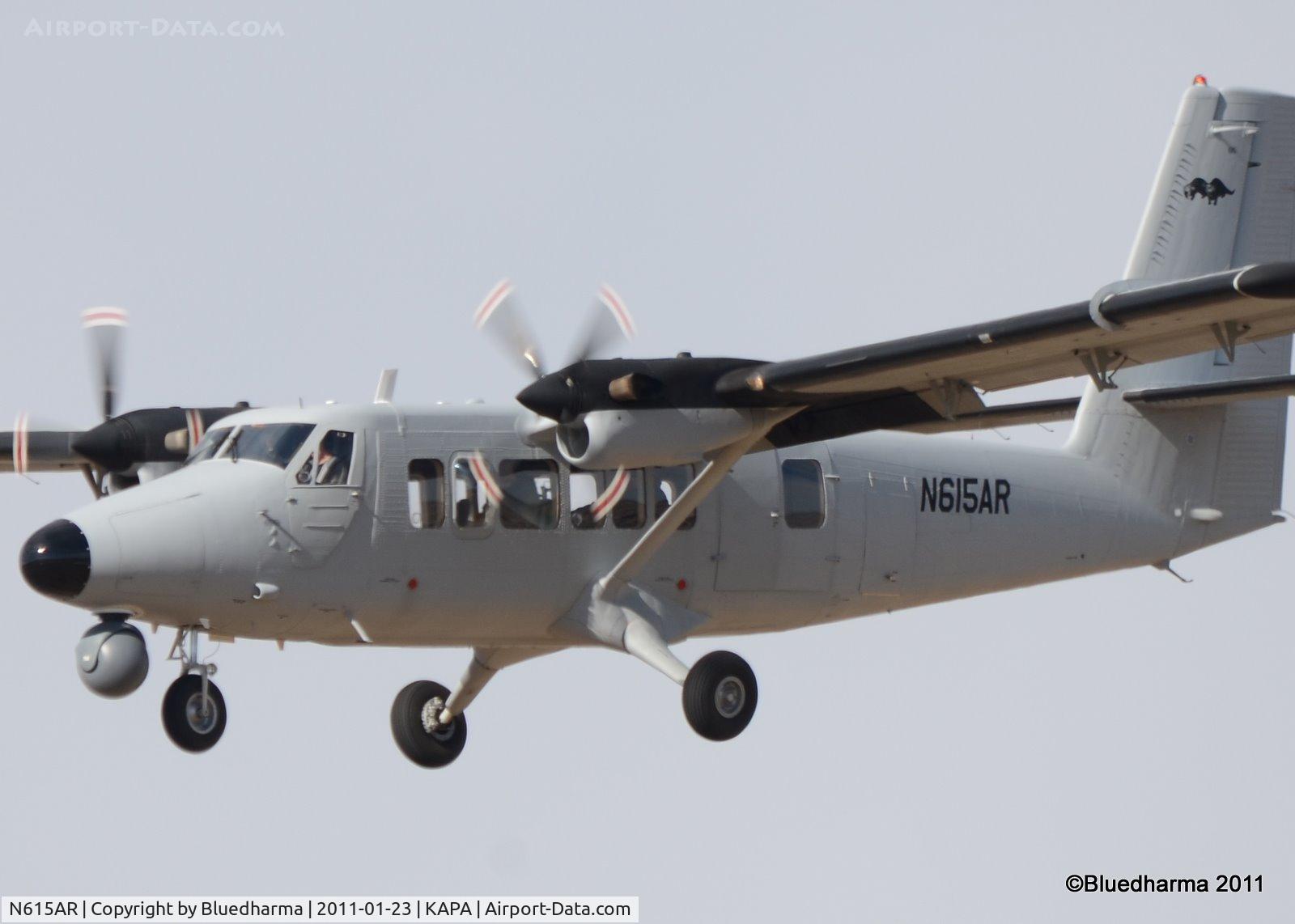 N615AR, 1979 De Havilland Canada DHC-6-300 Twin Otter C/N 615, On final approach to 17R.